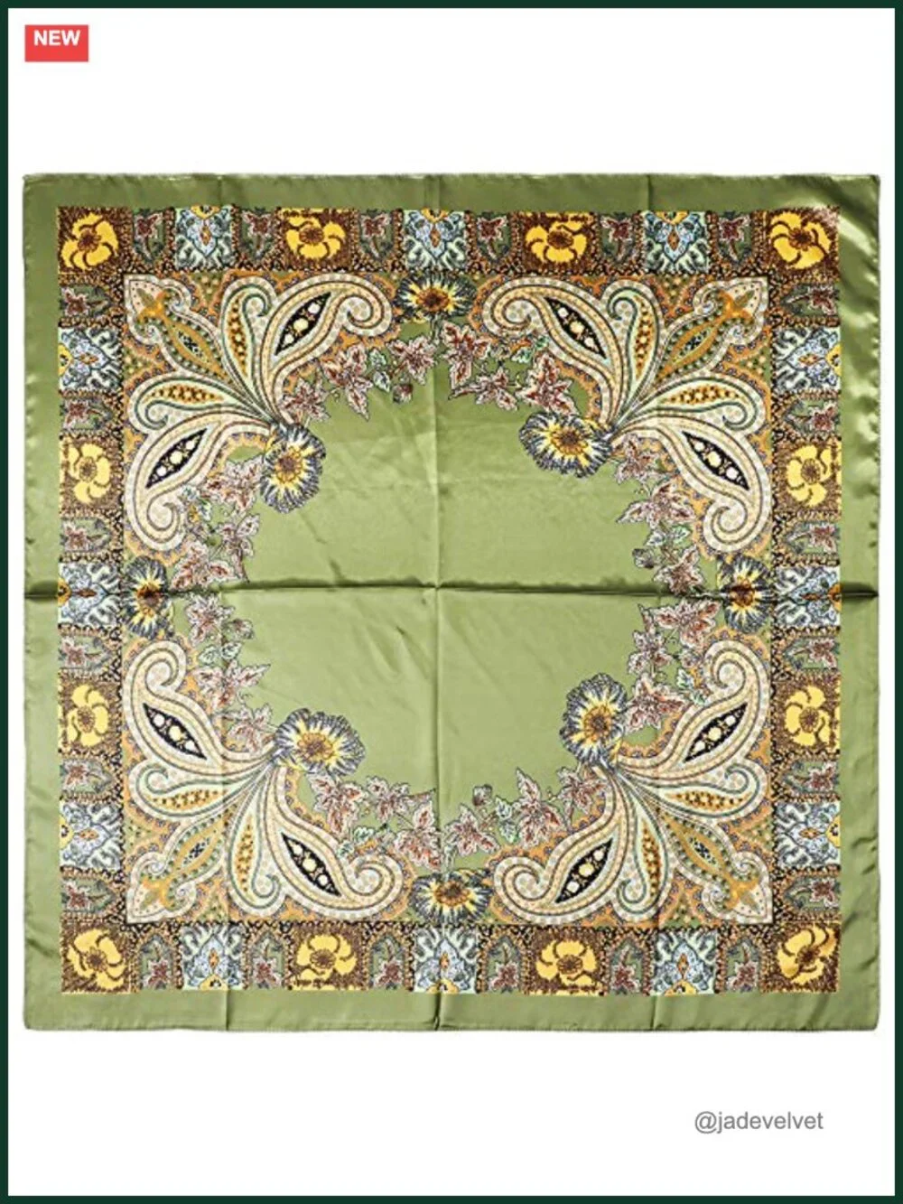 Silk Feel Satin Square Scarf 35x35 Women Hair Wrap Headscarf Neck Scarf Bandana